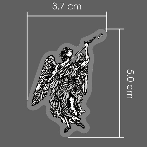 Brush Angel Sticker