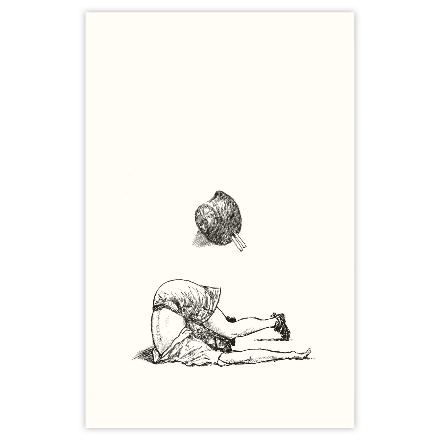 Butts Up - Paper Print