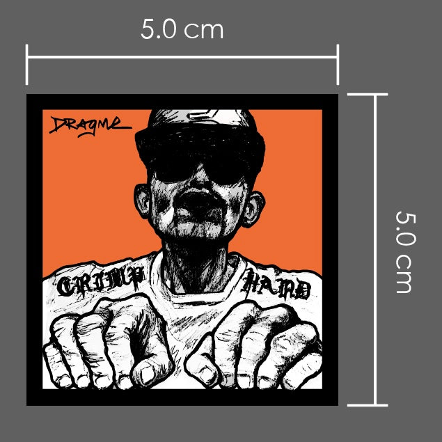 Crimp Hard Sticker
