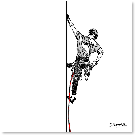LD Climber - Metal Print