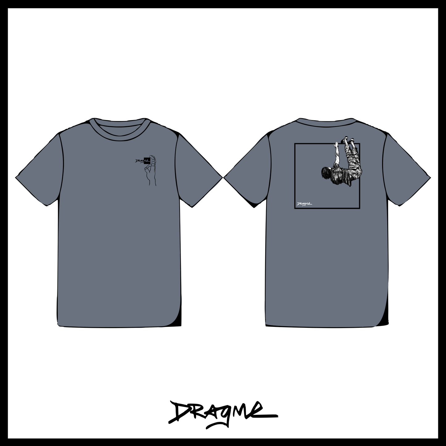 Dear Toe, Please Hold. T-Shirt - Blue Jean