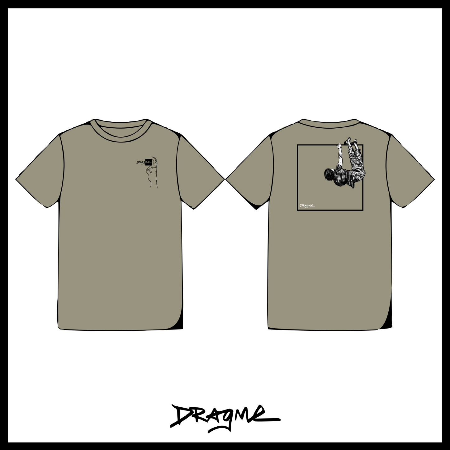 Dear Toe, Please Hold. T-Shirt - Khaki