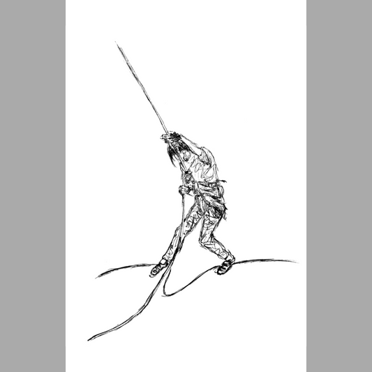 Careful Belayer - Paper Print