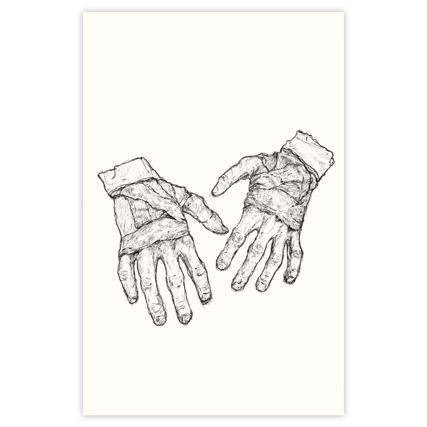Hand Wrap - Paper Print