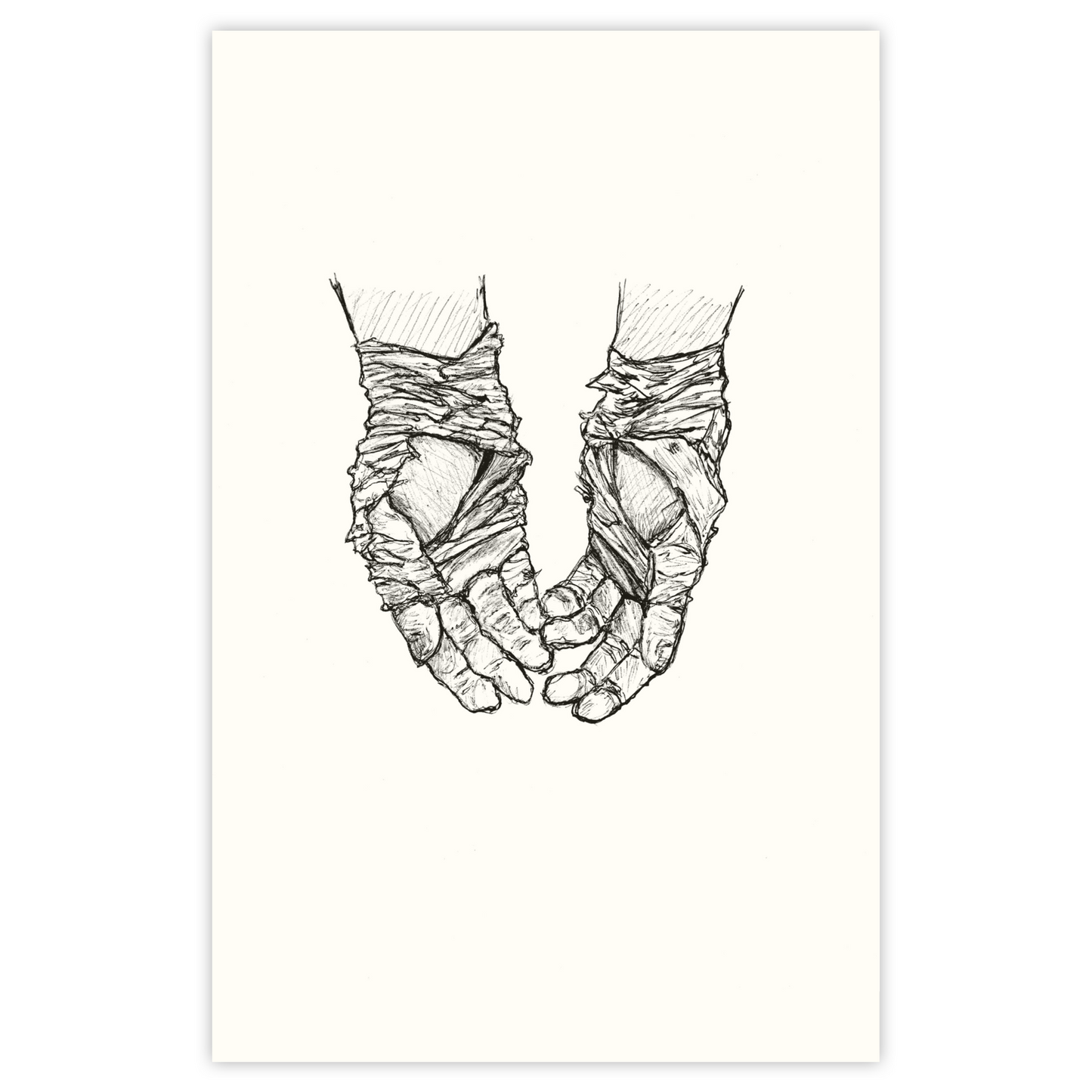 Hand Wrap 3 - Paper Print