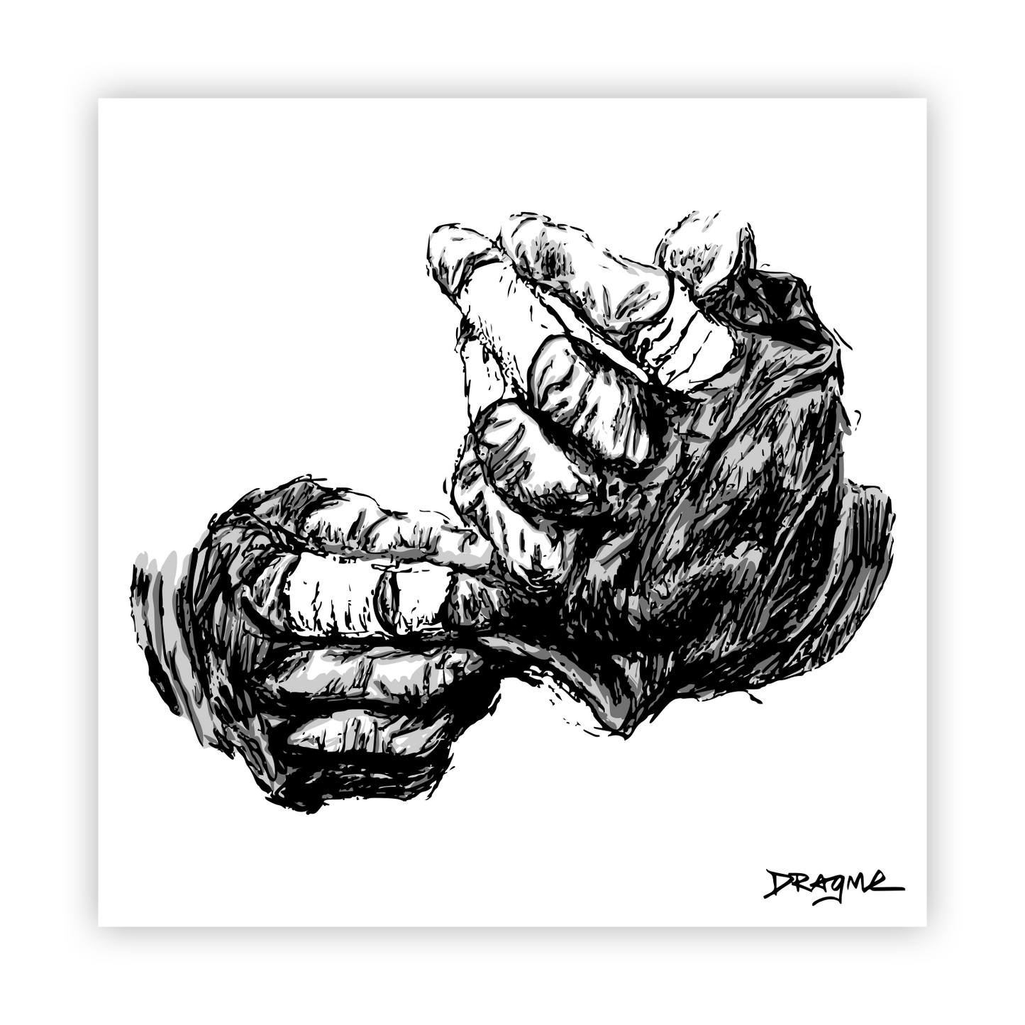Hand Wrap 4 - Metal Print