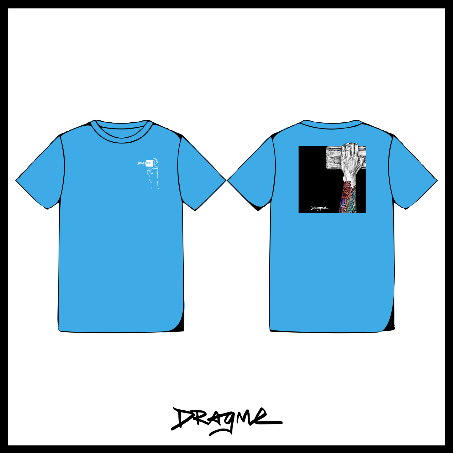 Hanging Flower T-Shirt - Summer Blue