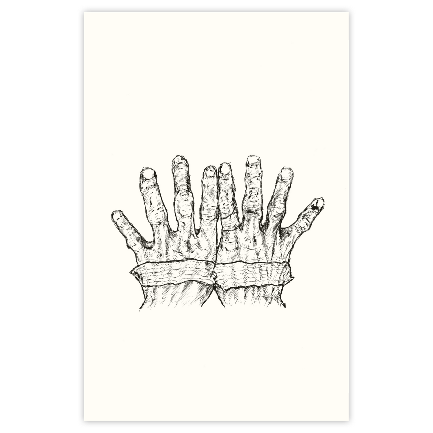 Knuckle Check - Paper Print