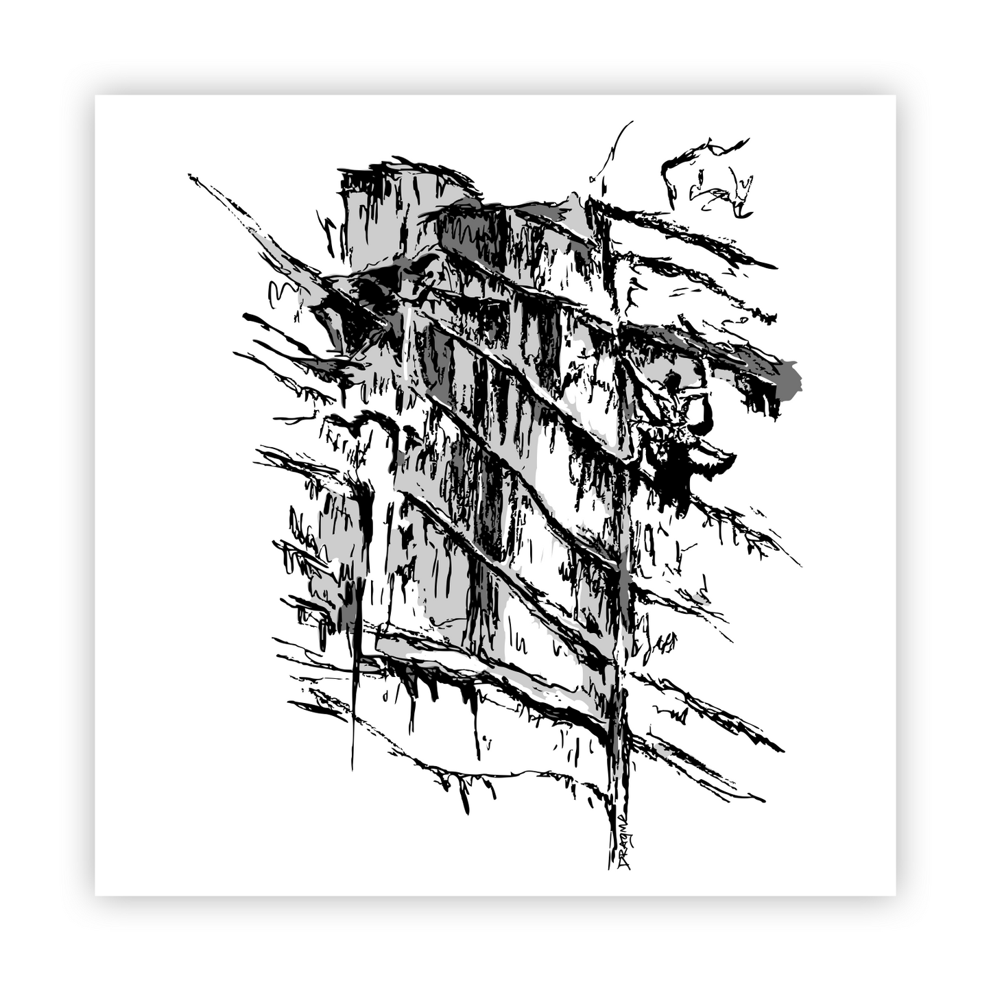 Lover’s Leap - Metal Print