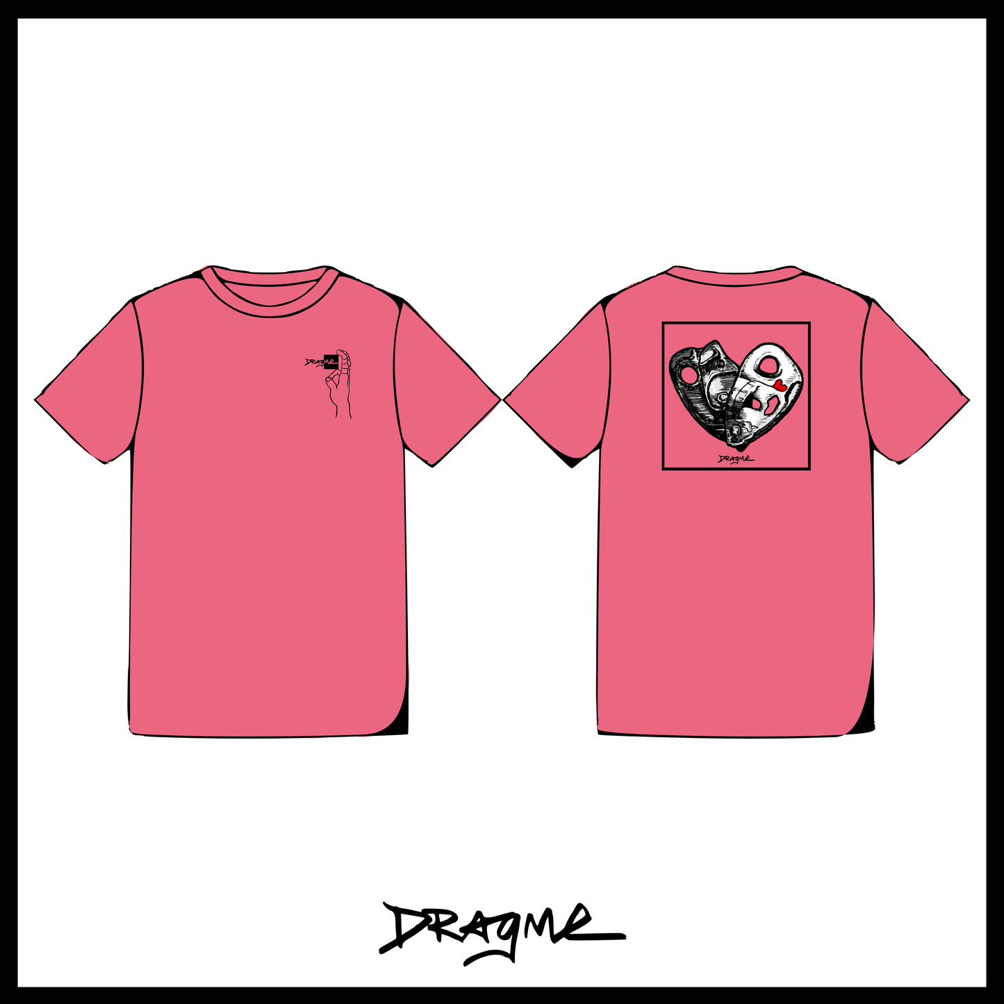 Open Heart 01 T-Shirt - Watermelon