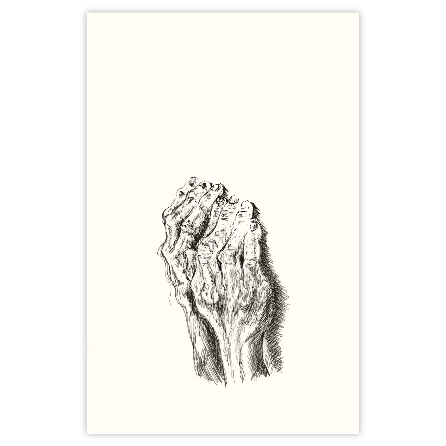 Slopey Crimp - Paper Print