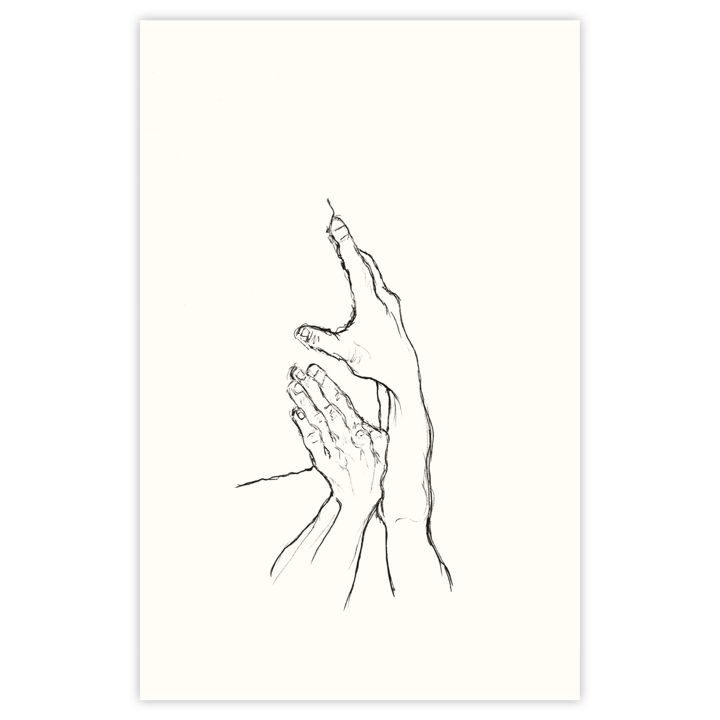 Slopey Pinch - Paper Print