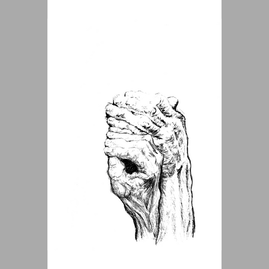 Crimp Cross 1 - Paper Print