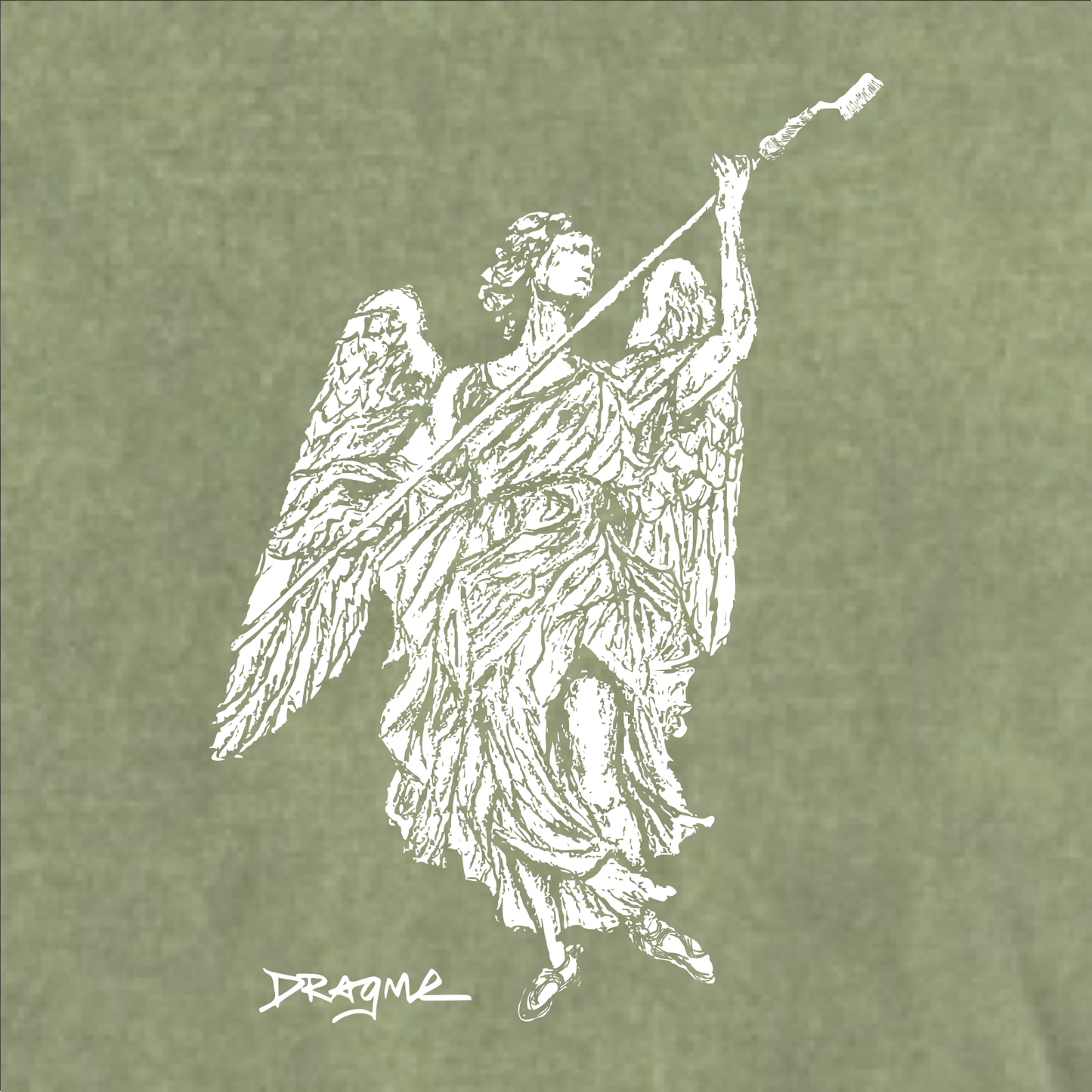 Brush Angel 03 T-Shirt (Glow) - Matcha Mineral Wash