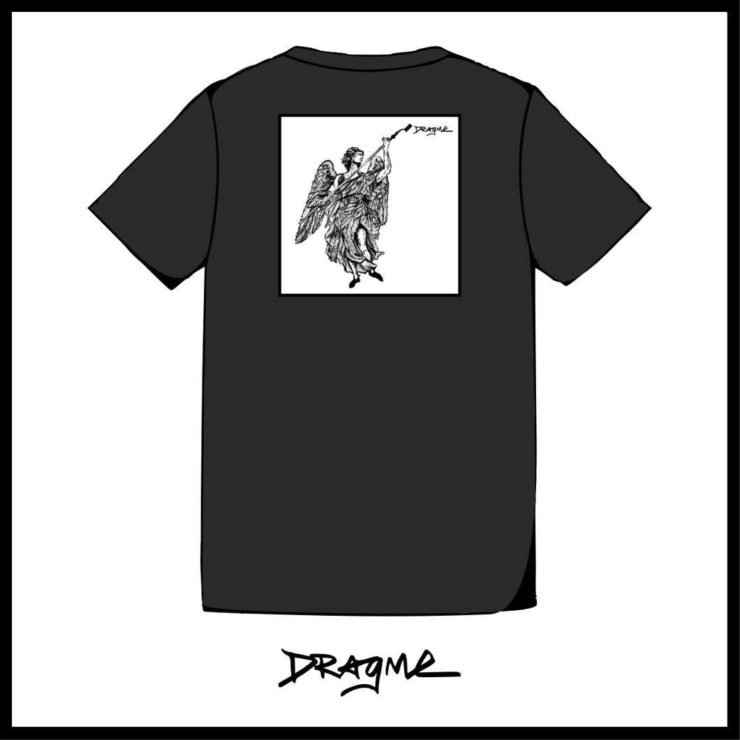 Brush Angel T-Shirt (Dark Grey)