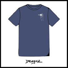 Load image into Gallery viewer, Crack Wrap T-Shirt (Denim Blue)
