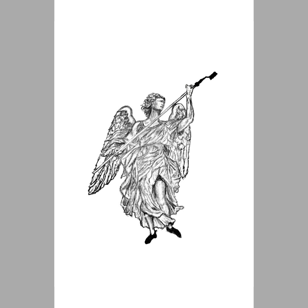 Brush Angel - Paper Print