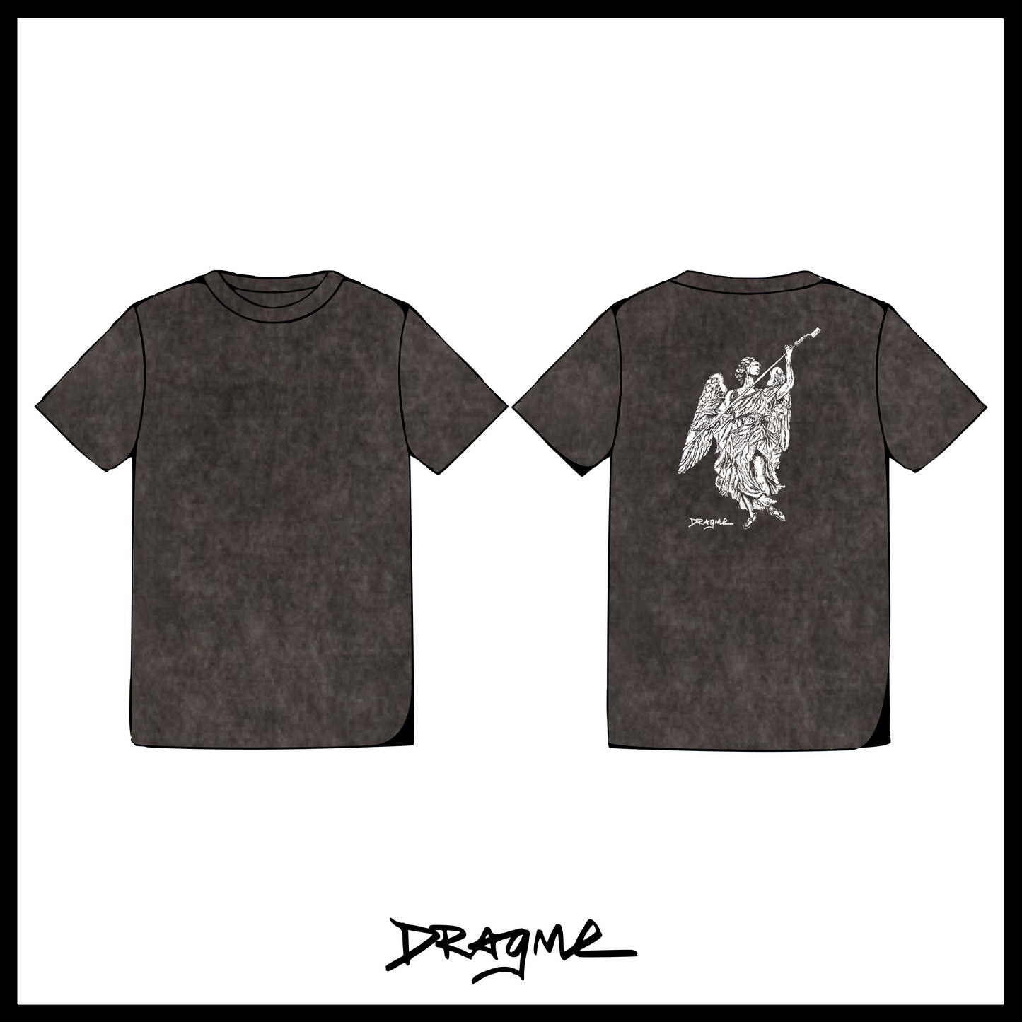 Brush Angel 03 T-Shirt (Glow) - Cocoa Mineral Wash