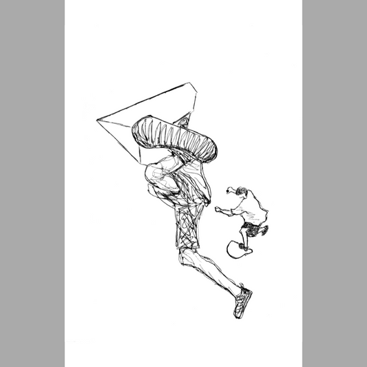 Forerunning - Paper Print