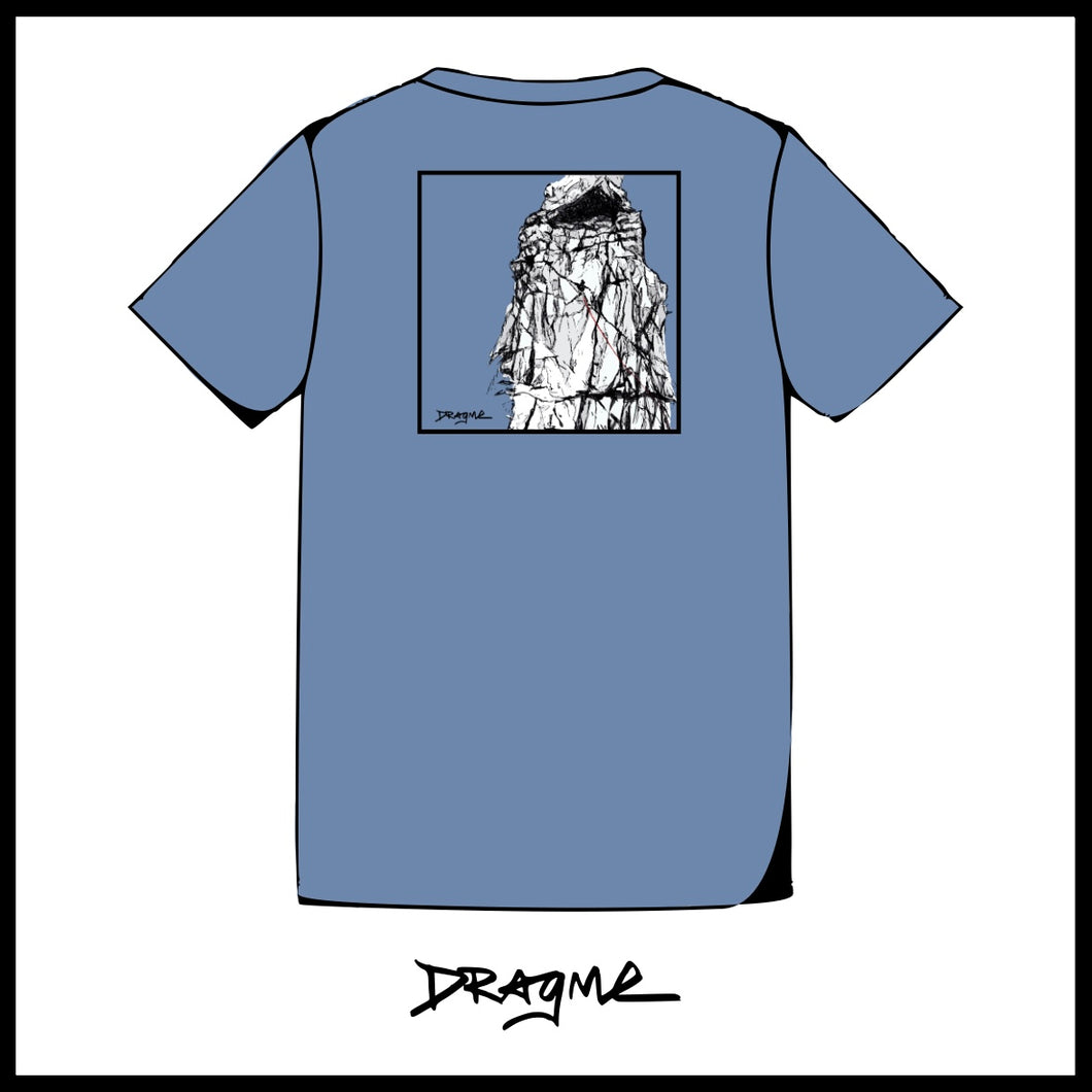 Diagonal T-Shirt (Chalky Blue)