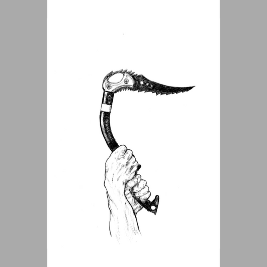 Ice Climbing 1 - Paper Print