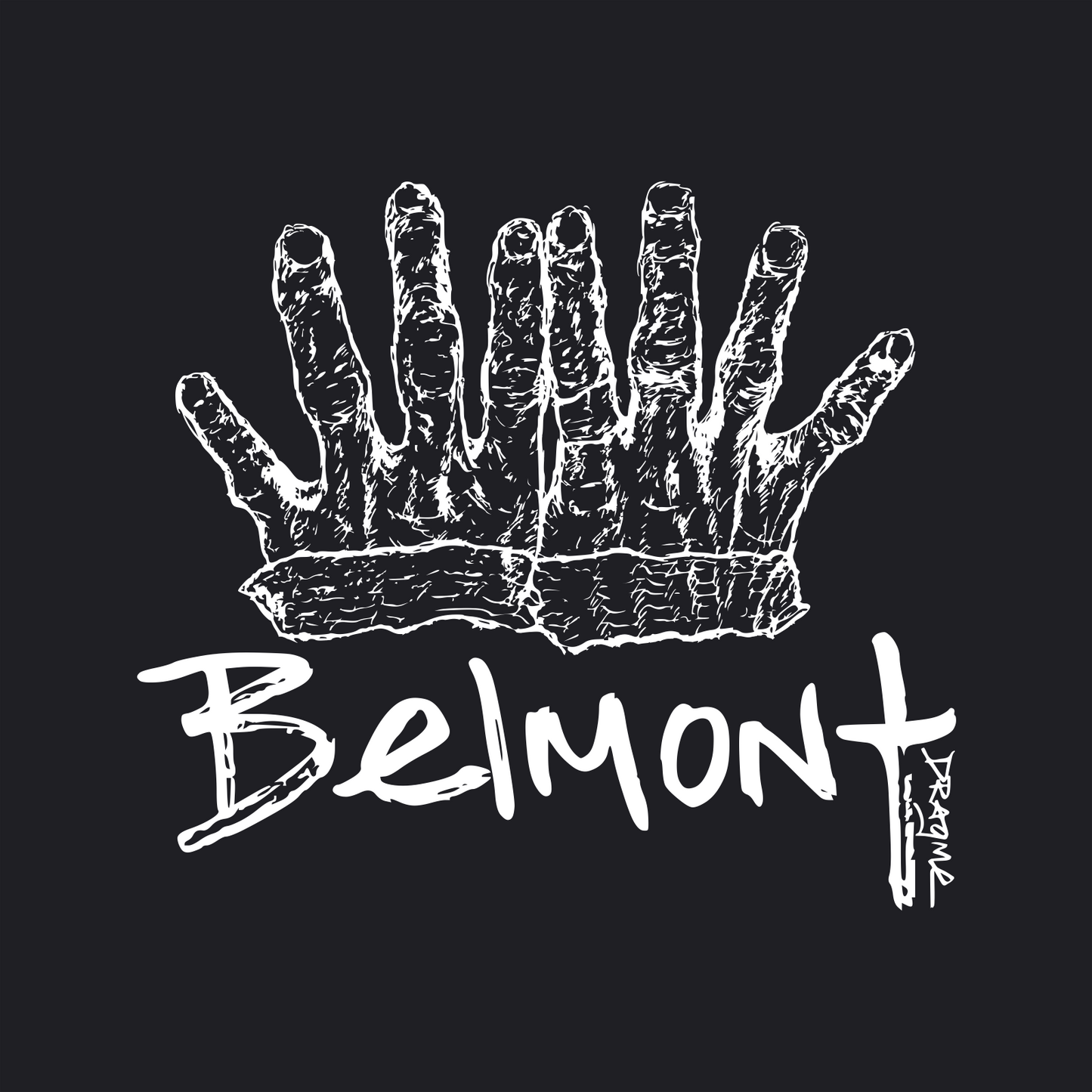 8te (Belmont) T-Shirt - Black
