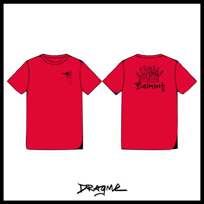 8te (Belmont) T-Shirt - Red