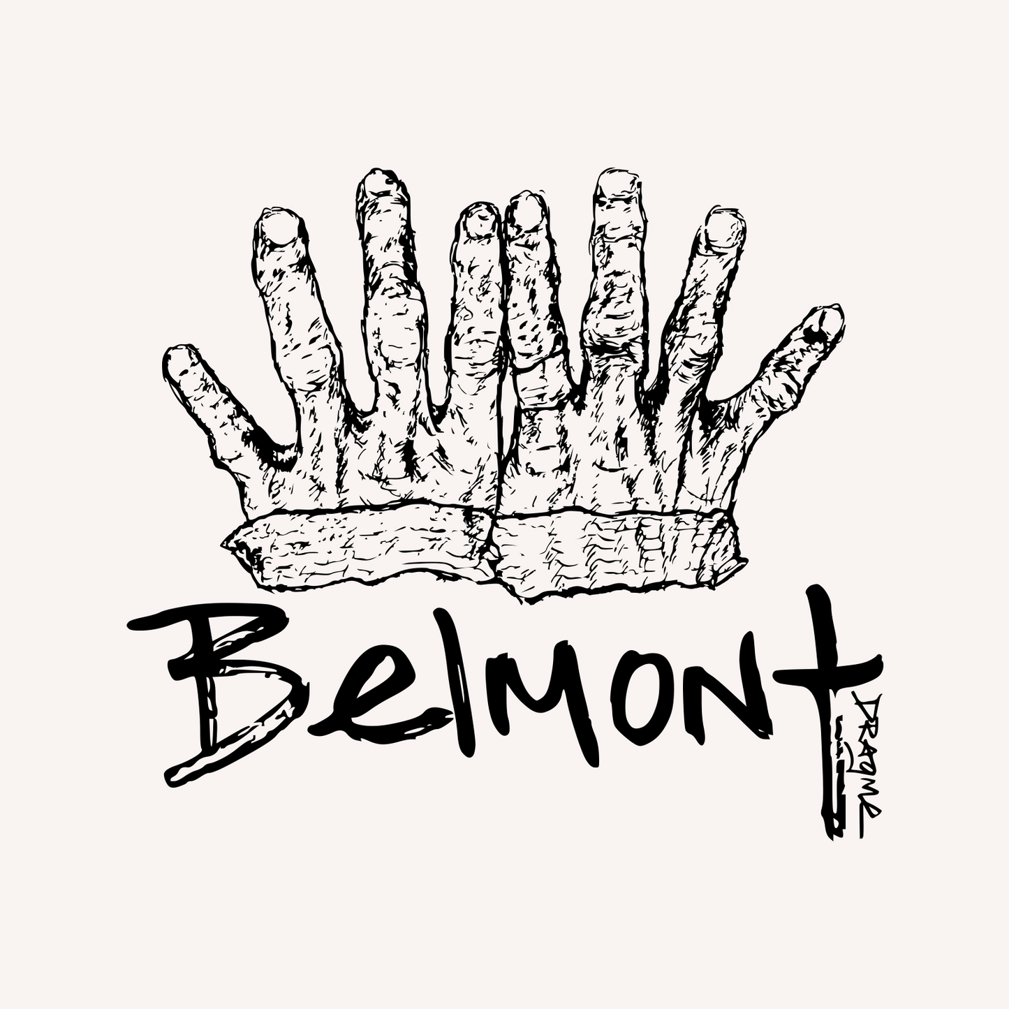 8te (Belmont) T-Shirt - White