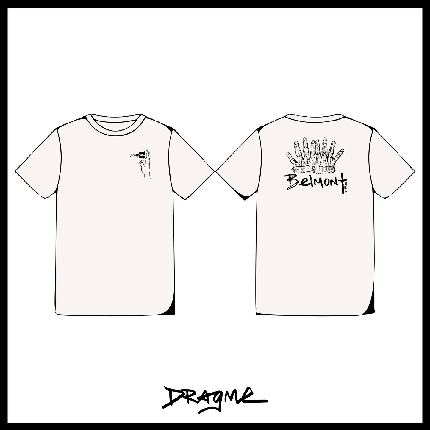 8te (Belmont) T-Shirt - White