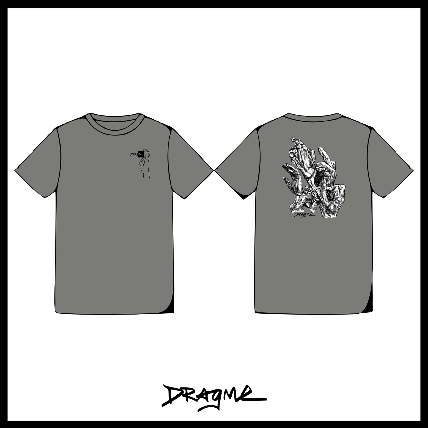 Aesthetic Tape 01 T-Shirt - Grey