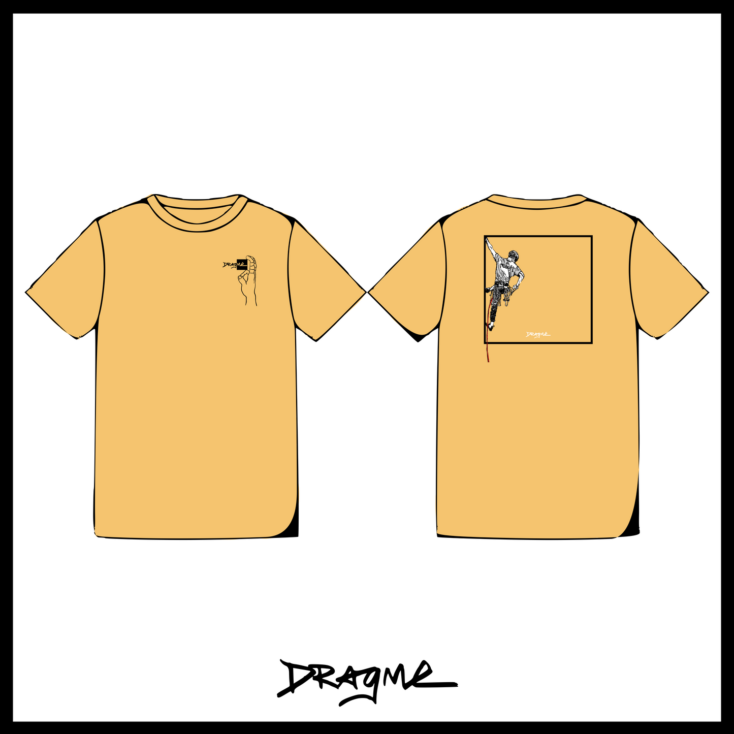 LD Climber 02 T-Shirt - Mustard
