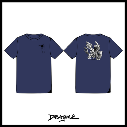 Aesthetic Tape T-Shirt - Midnight Blue