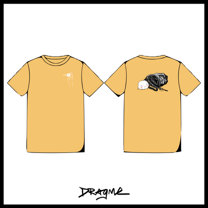 Spilled Chalk 01 T-Shirt - Mustard