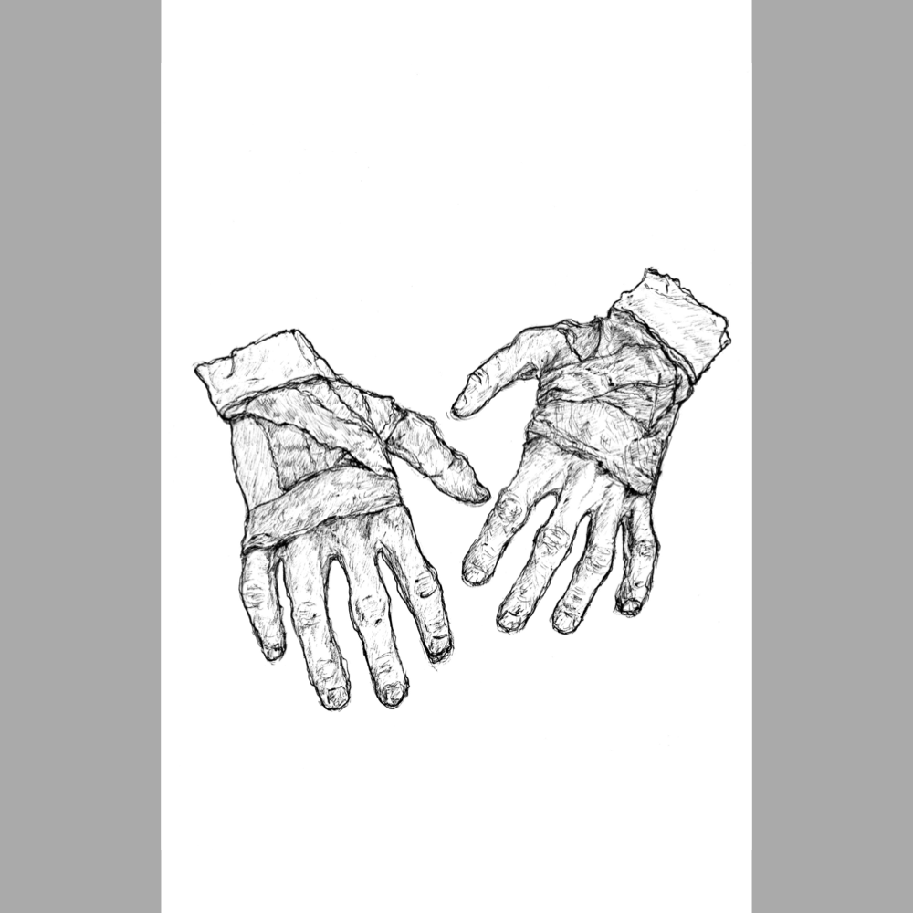 Hand Wrap - Paper Print