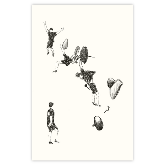 Beanie 2 - Paper Print