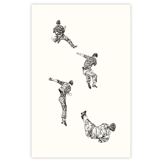 Beanie 3 - Paper Print