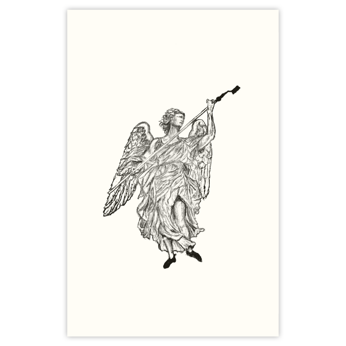 Brush Angel - Paper Print