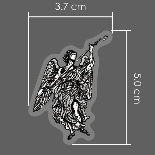 Brush Angel Sticker