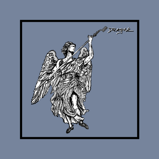 Brush Angel 01 T-Shirt - Washed Denim