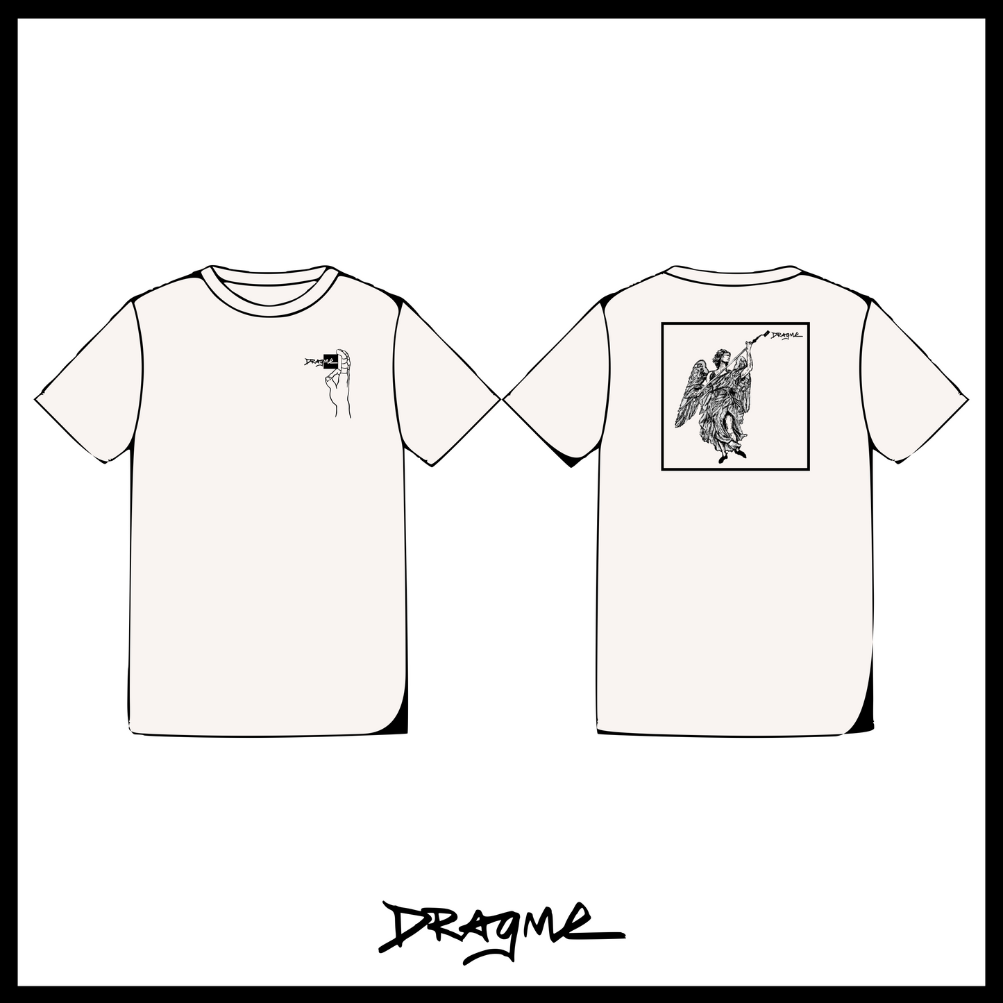 Brush Angel 00 T-Shirt - White