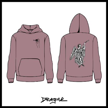 Brush Angel 02 Hoodie - Orchid
