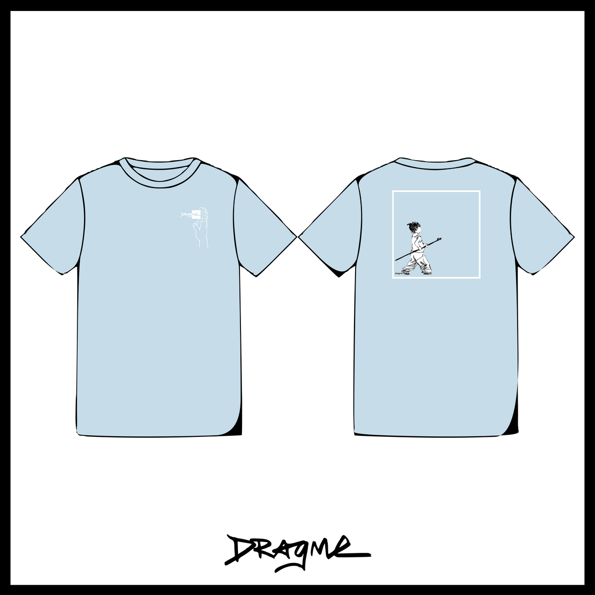 Brush Then Crush T-Shirt - Hydrangea