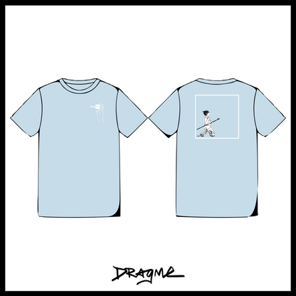 Brush Then Crush T-Shirt - Hydrangea