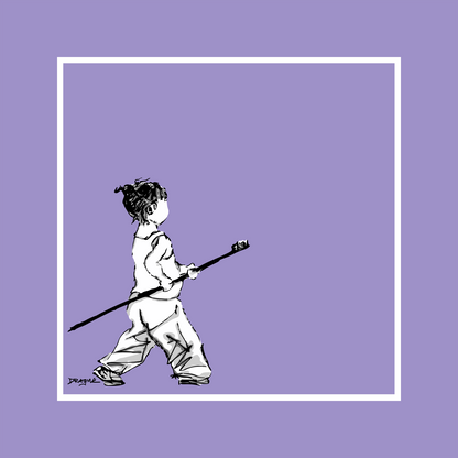 Brush Then Crush T-Shirt - Lavender