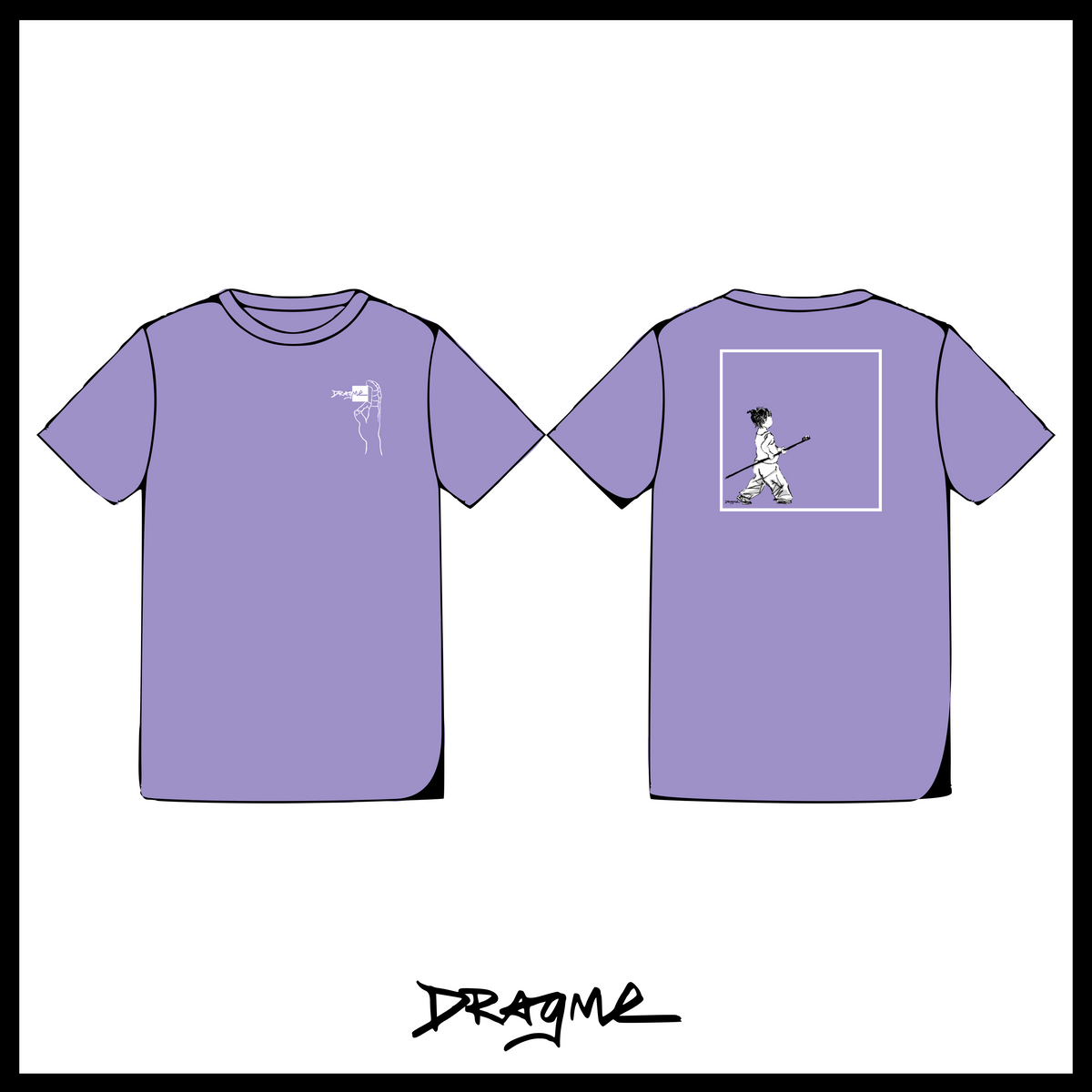 Brush Then Crush T-Shirt - Lavender