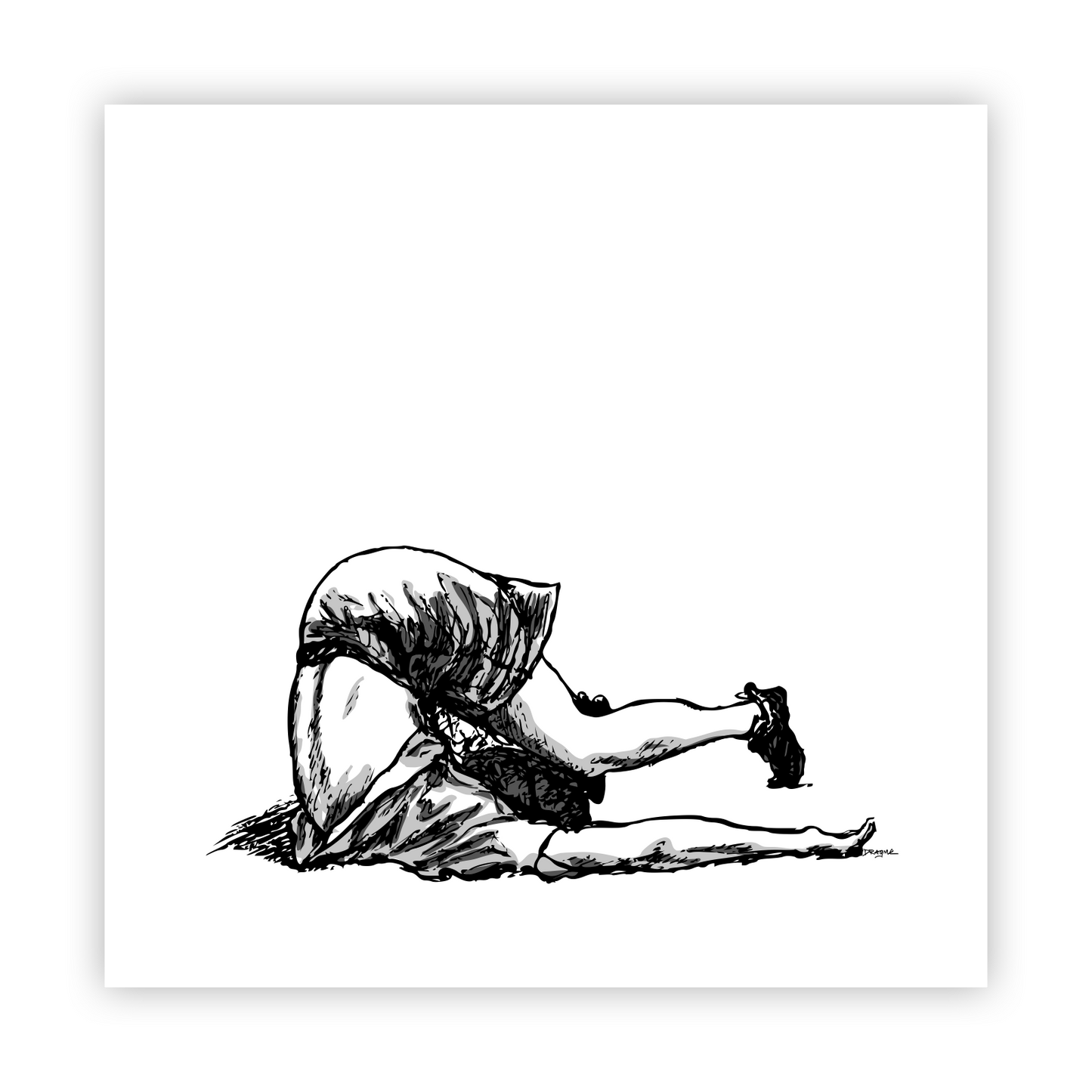 Butts Up - Metal Print