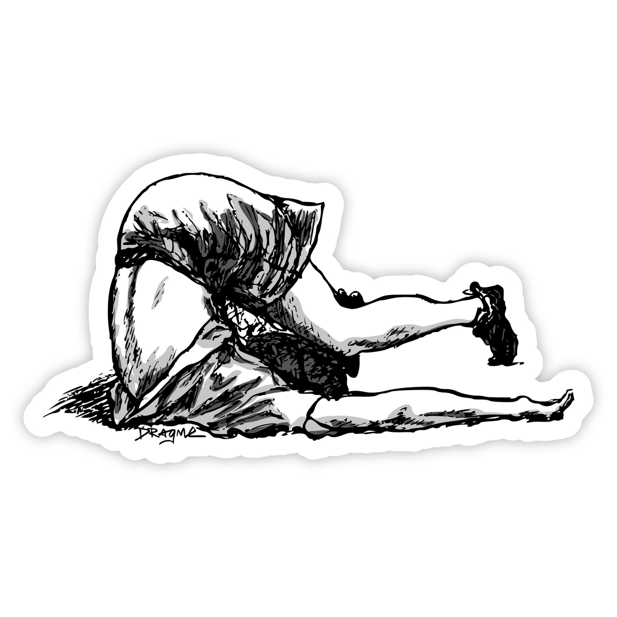 Butts Up Sticker