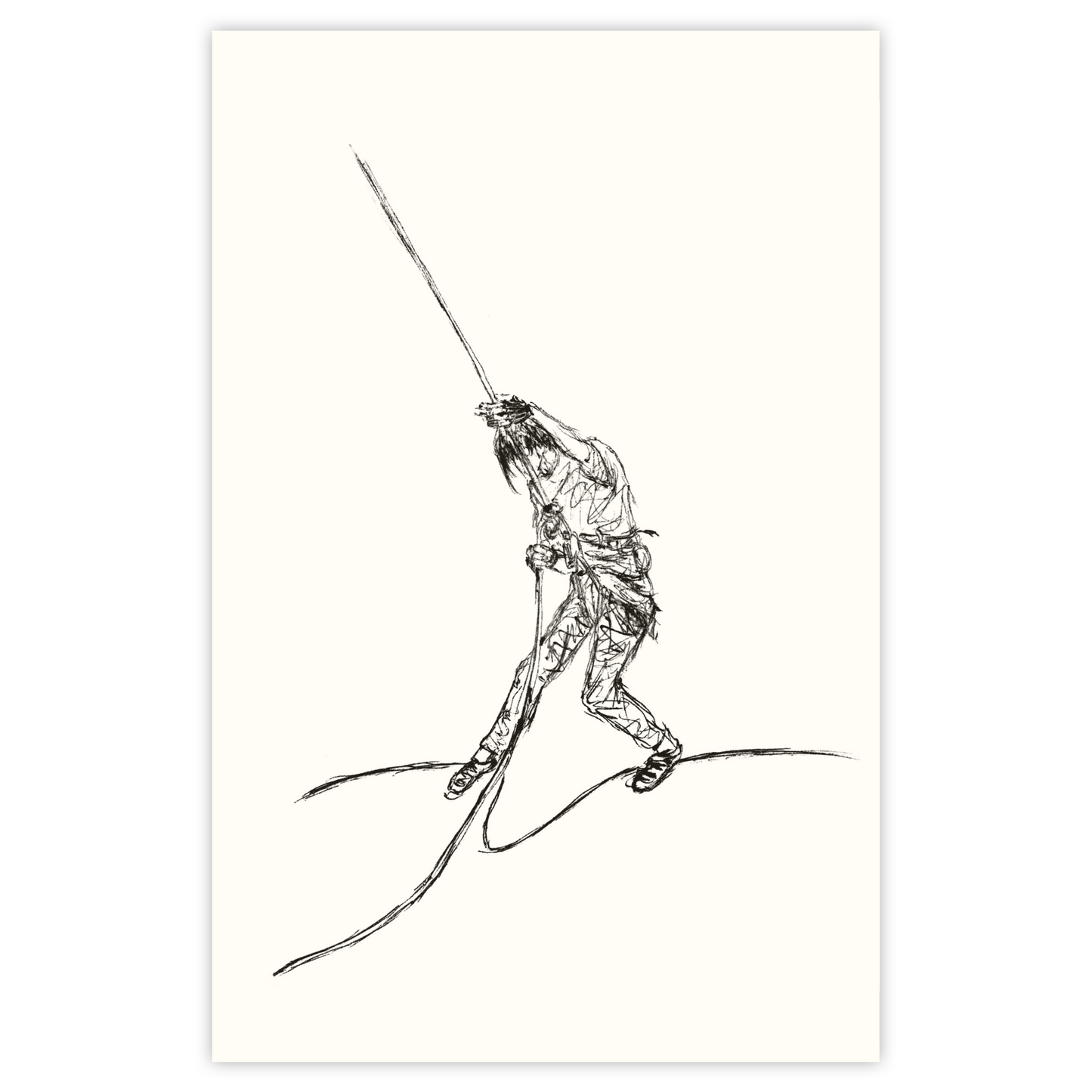 Careful Belayer - Paper Print