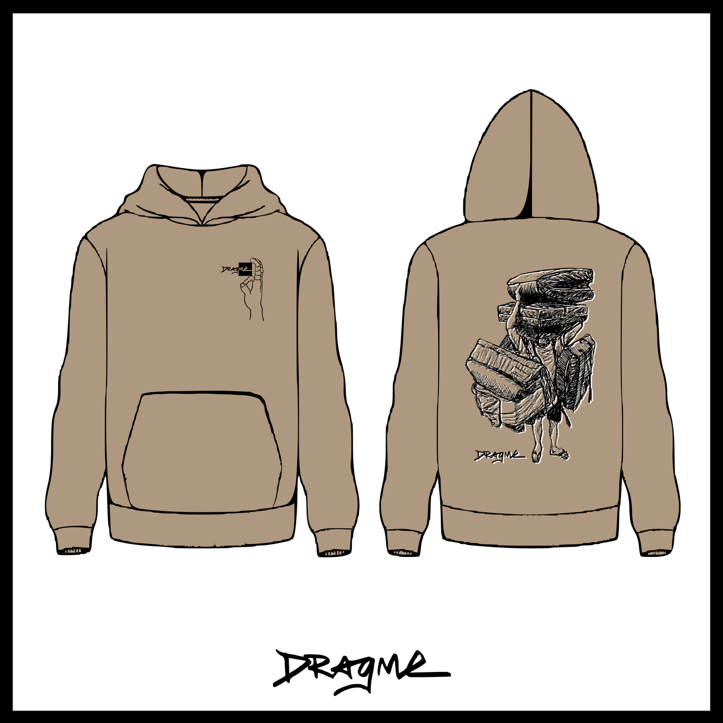 Crash Unit 02 Hoodie - Sandstone