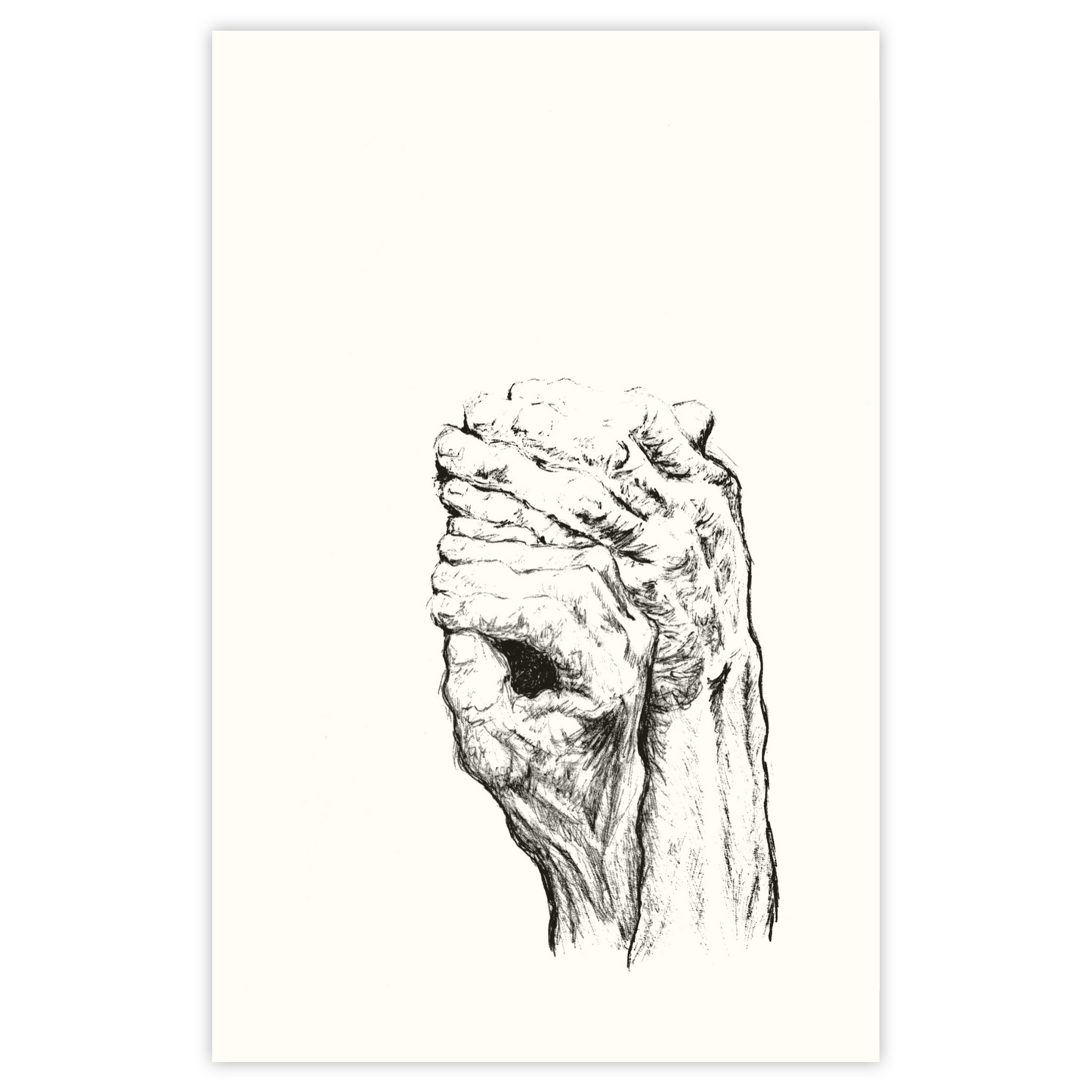 Crimp Cross 1 - Paper Print